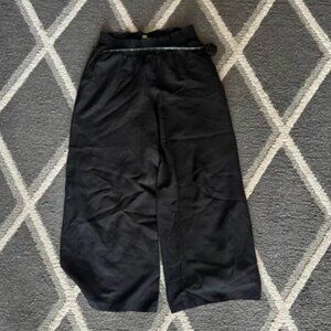 Andeawy Black Casual Pants Size L